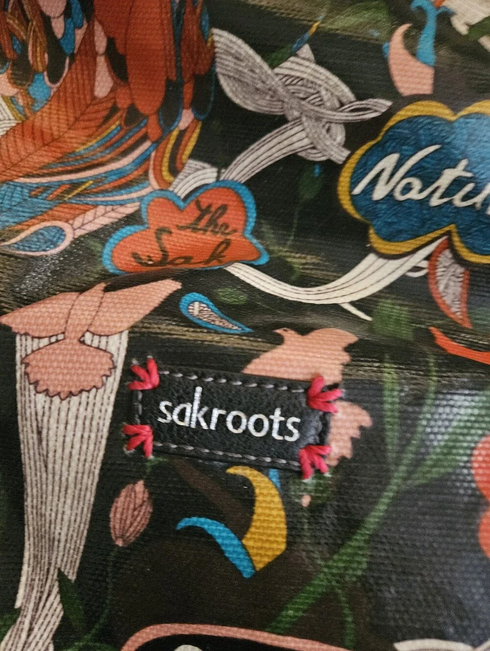 Sakroots Artist Circle Multi-Color Peace & Nature Tote Bag
